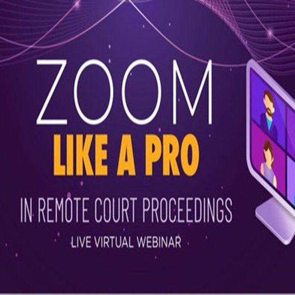 Picture of Zoom Like a Pro in Remote Court Proceedings