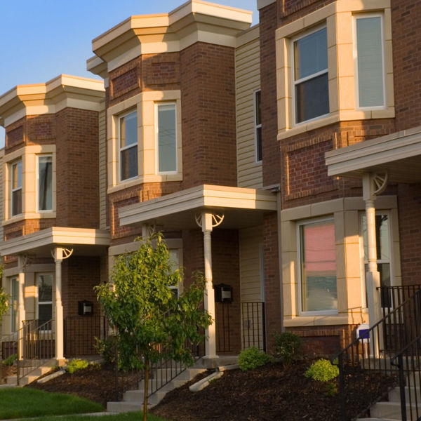 Row of town homes